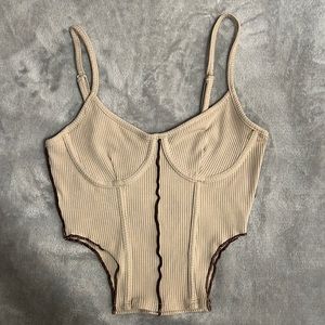 Fashionnova Corset Crop Top